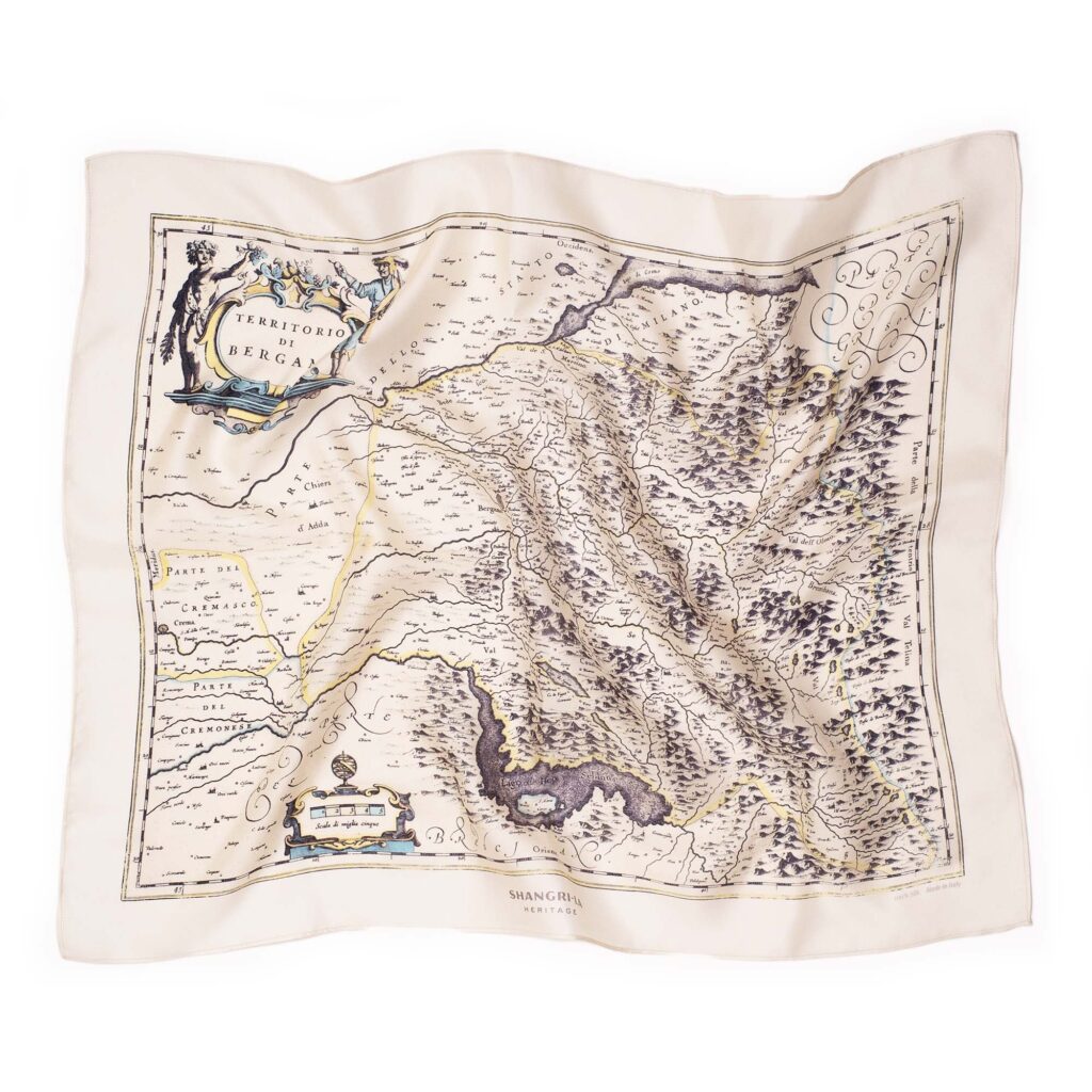 "Bergamo" Silk Foulard