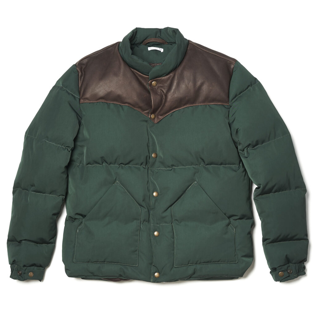 "Bivacco" Forest Green Western Down Jacket