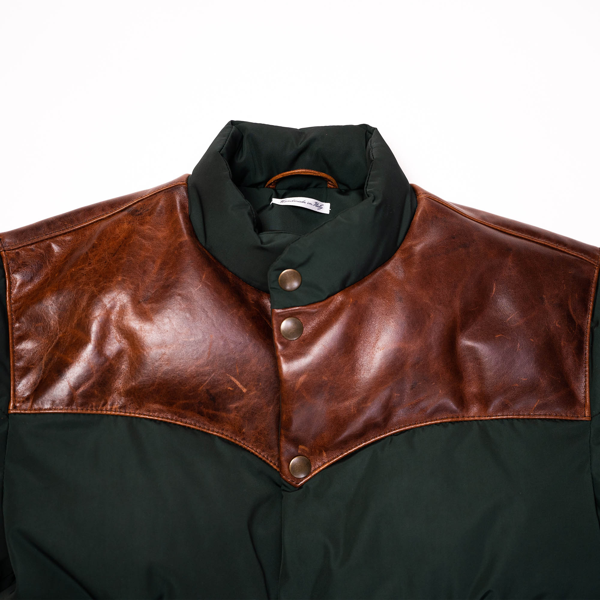 "Bivacco" Forest Green Western Down Jacket