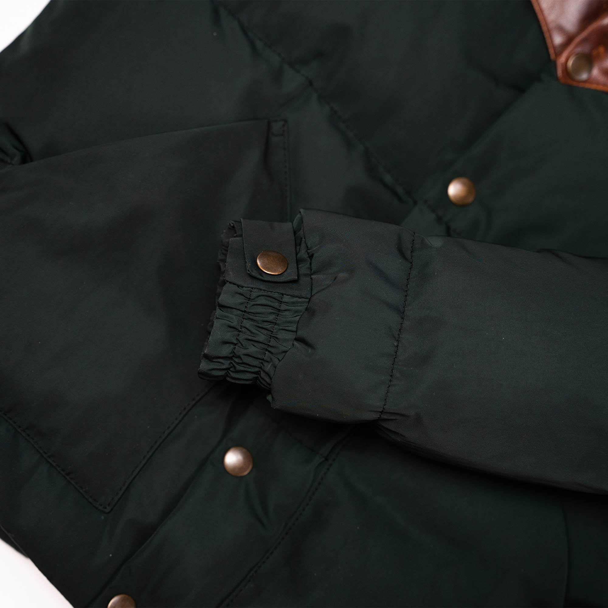 "Bivacco" Forest Green Western Down Jacket