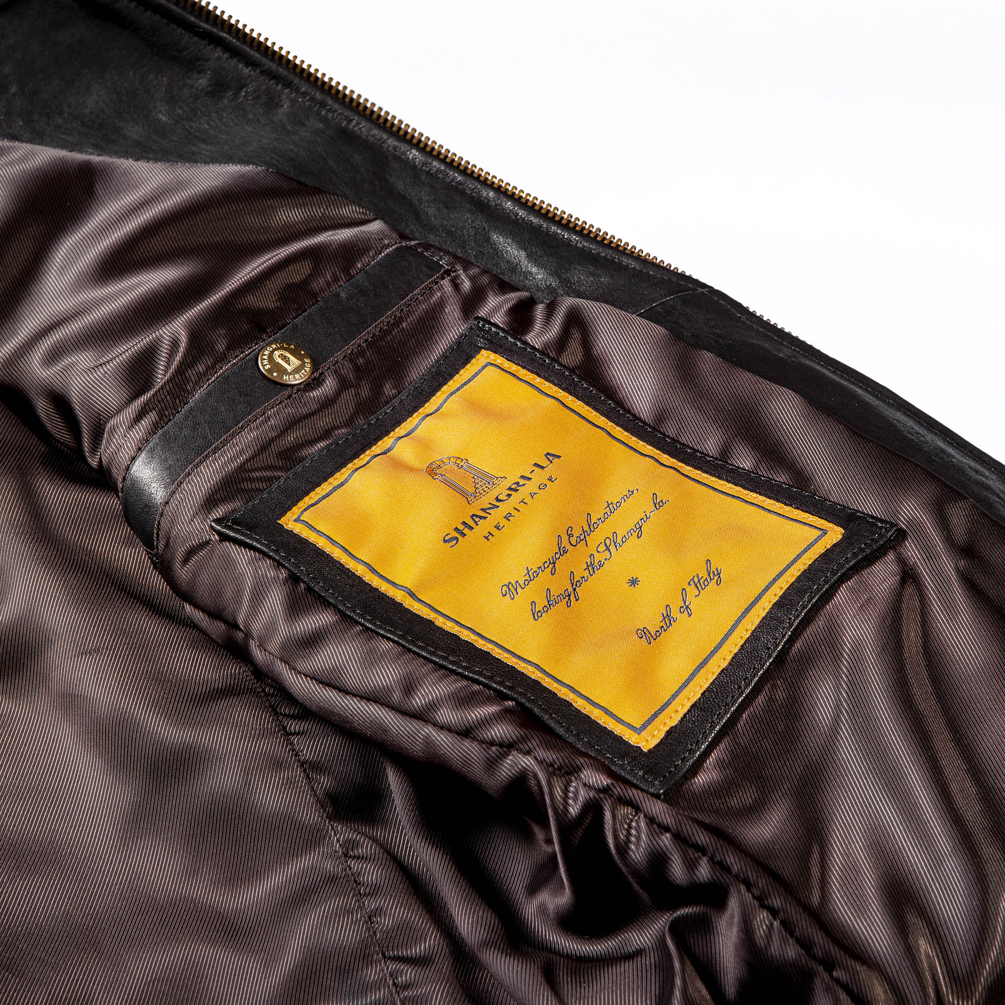 “Café Racer” Black Leather Jacket