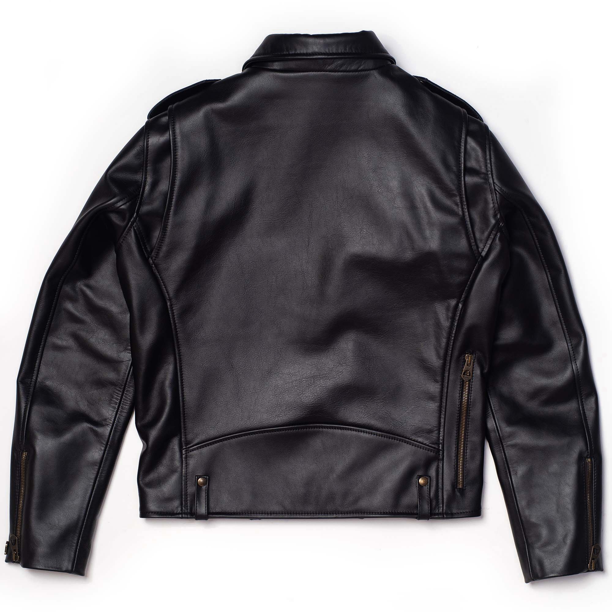 "Chiodo" Black Steerhide Leather Jacket
