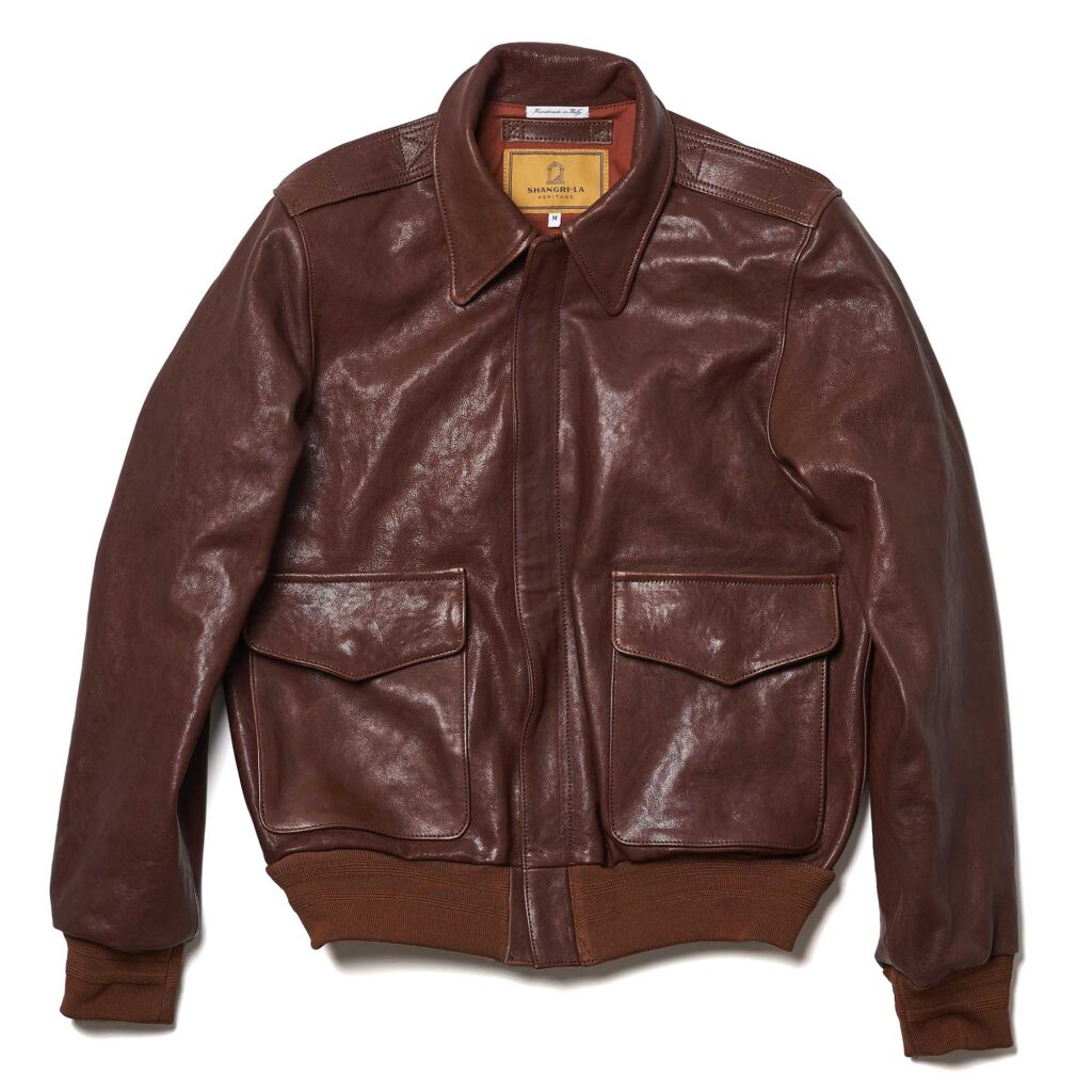 “Don Gentile” A-2 Seal Brown Flight Jacket
