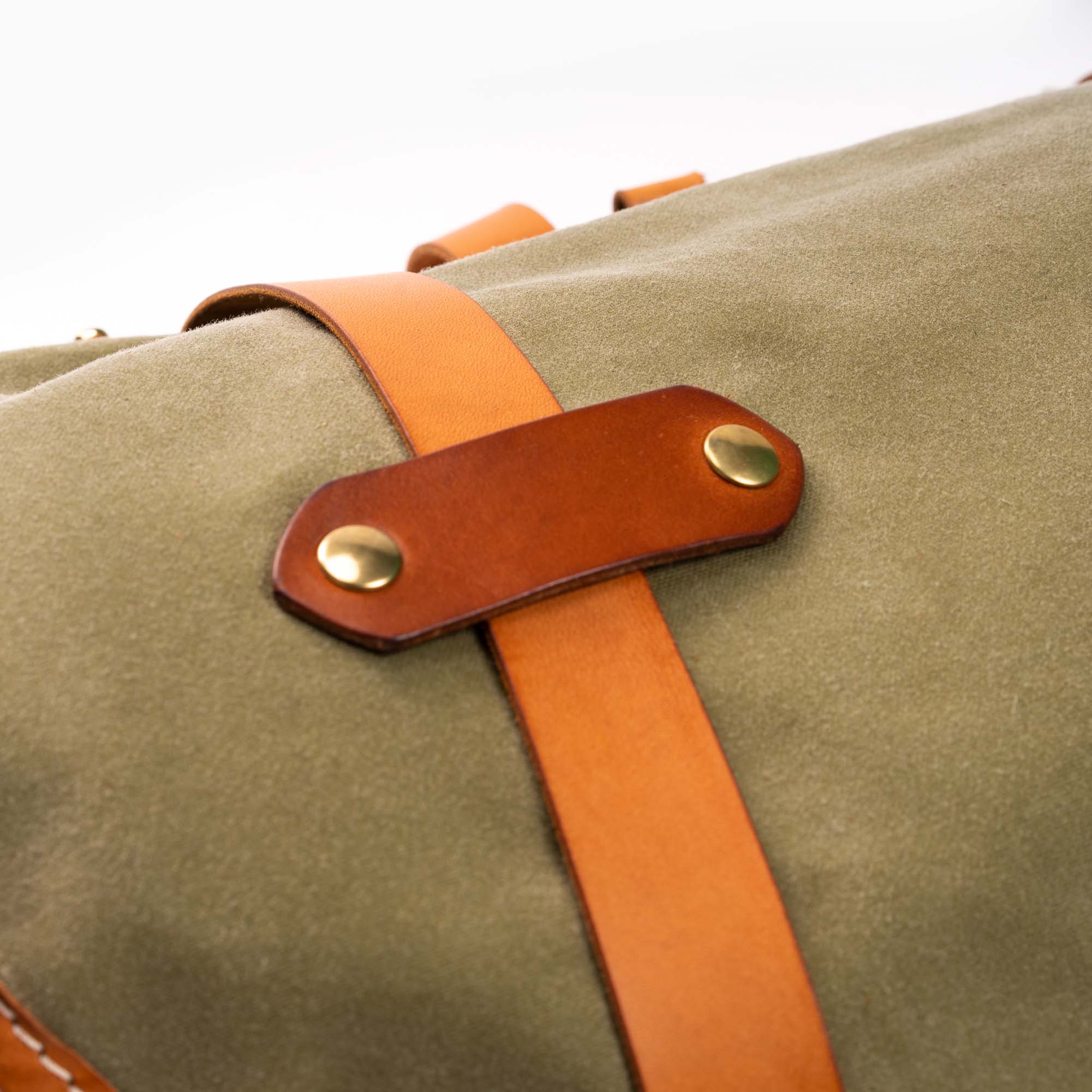 "Explorator" Army Waxed Canvas Messenger Bag
