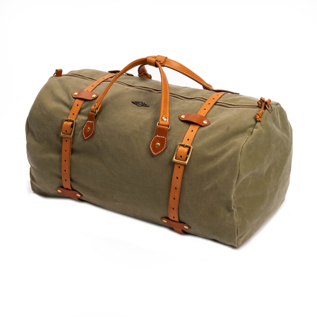 "Explorator" Army Waxed Canvas Travel Bag