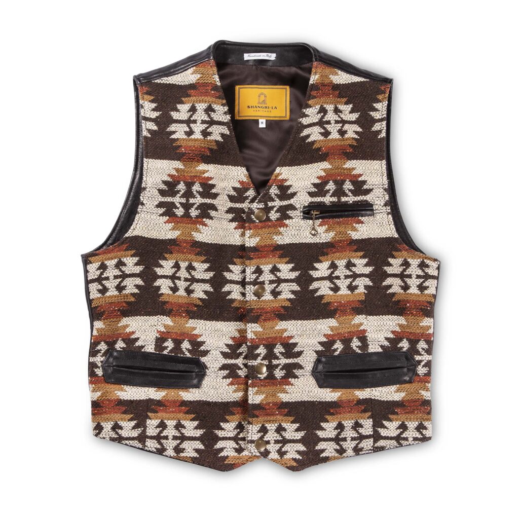 “Mandriano” Desert Navajo Wool Vest