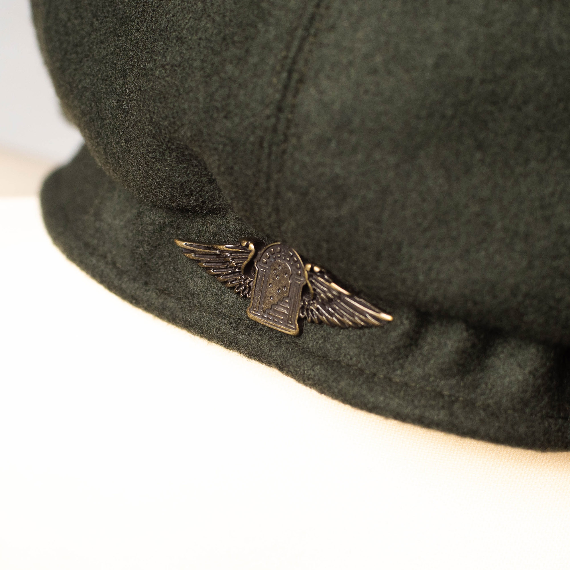“Outlaw” Wool 8 Panel Riders Cap