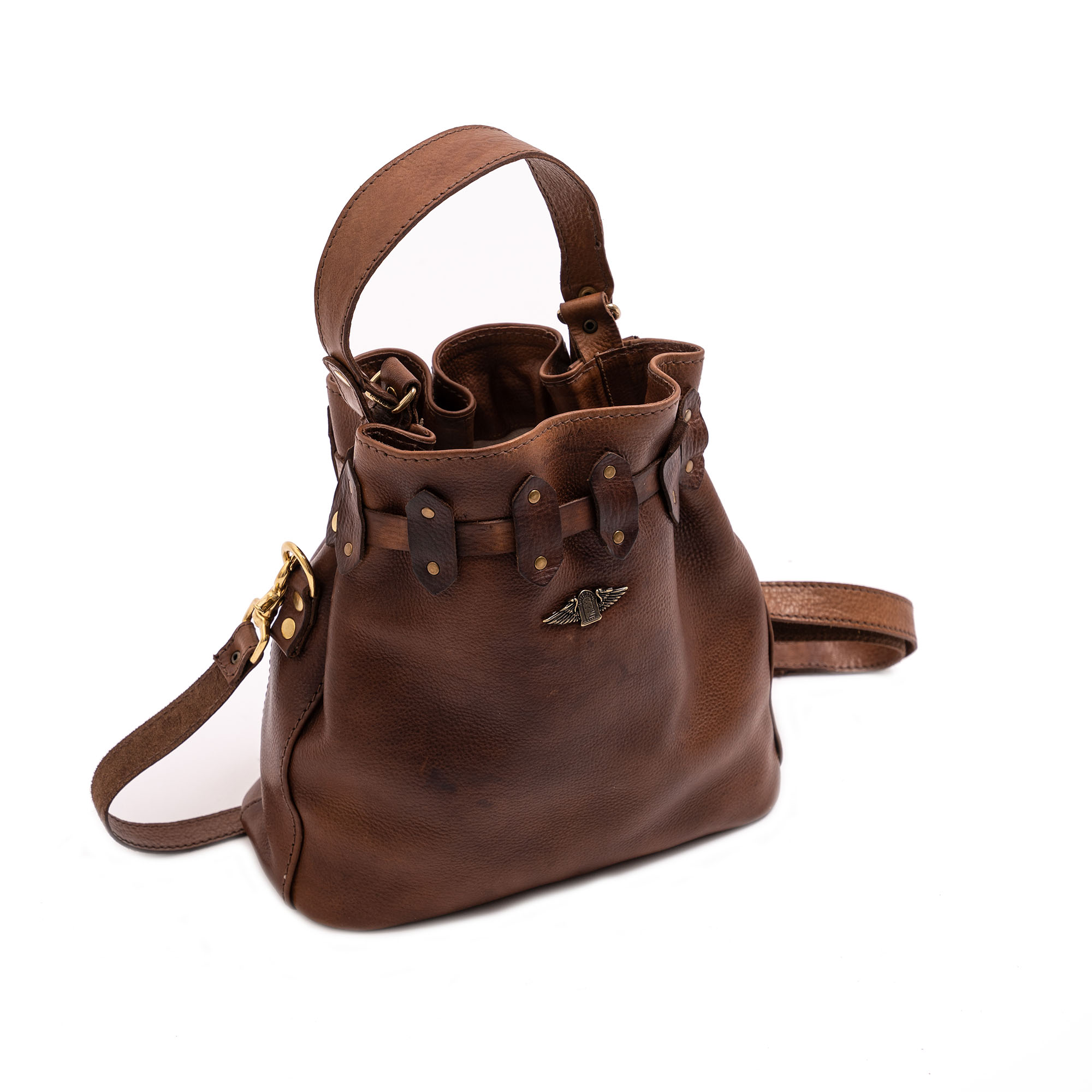 "Secchiello" Women's Leather Bag