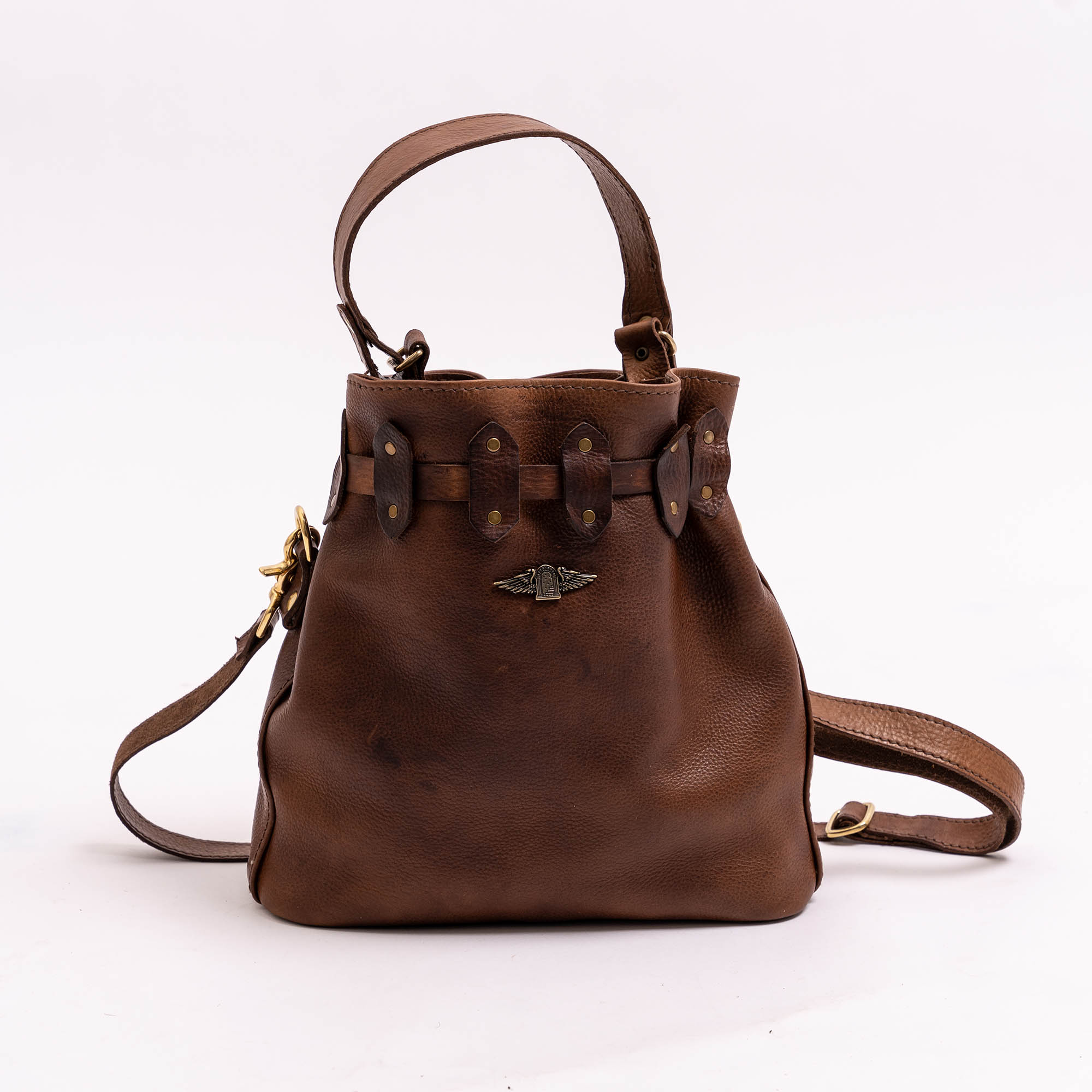 "Secchiello" Women's Leather Bag