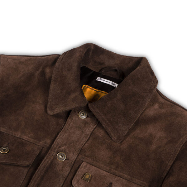 “Terracotta” Brown Suede Jacket - Shangri-la Heritage