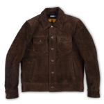 “Terracotta” Brown Suede Jacket