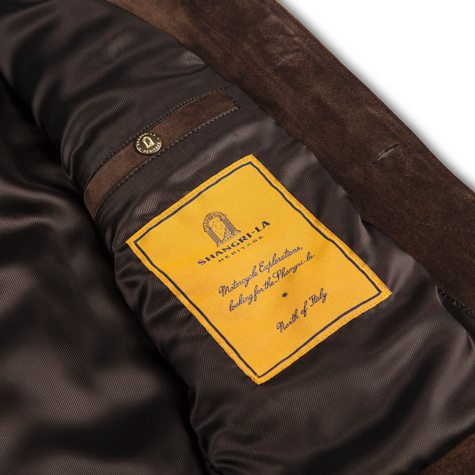 “Terracotta” Brown Suede Jacket