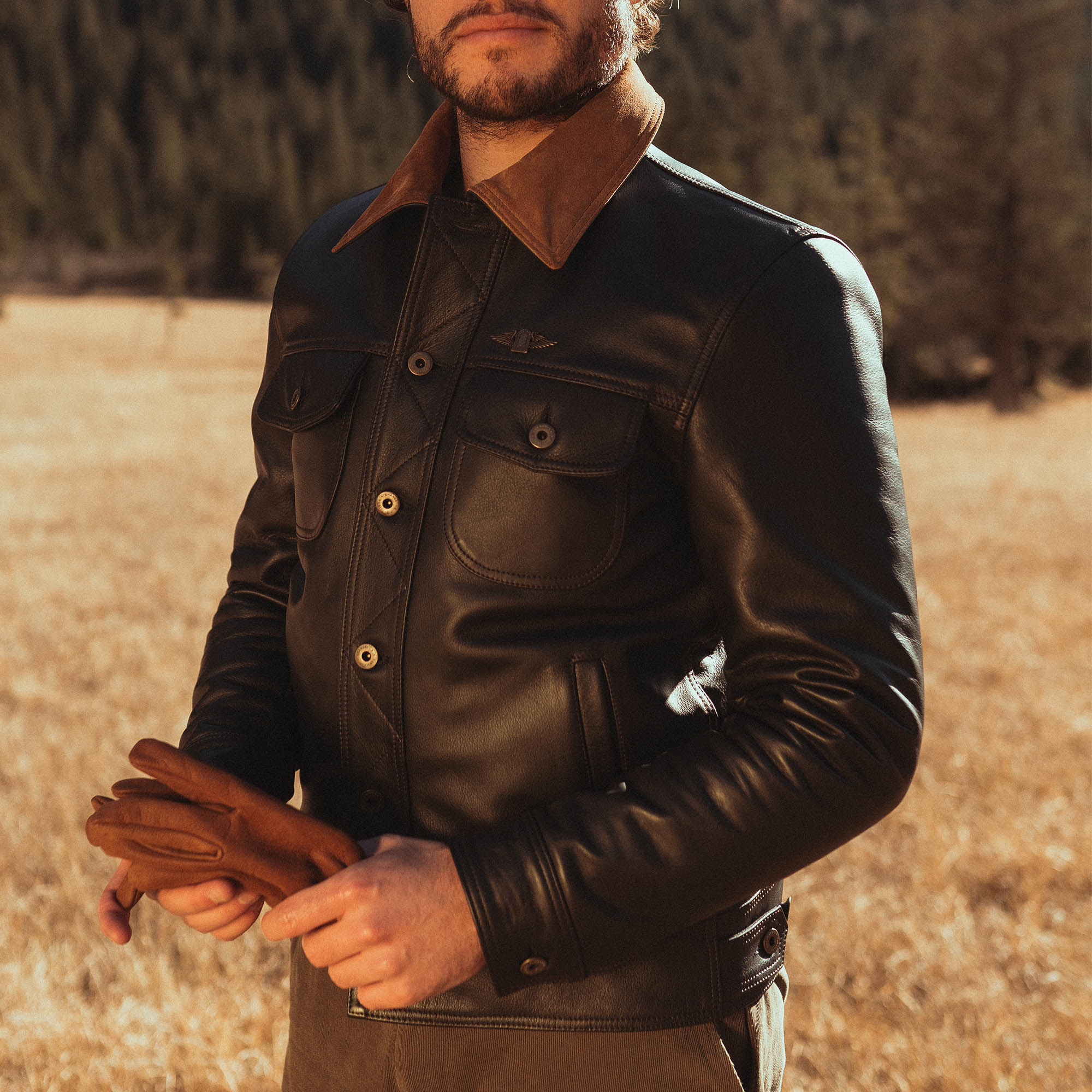"Terracotta" Ranch Leather Jacket