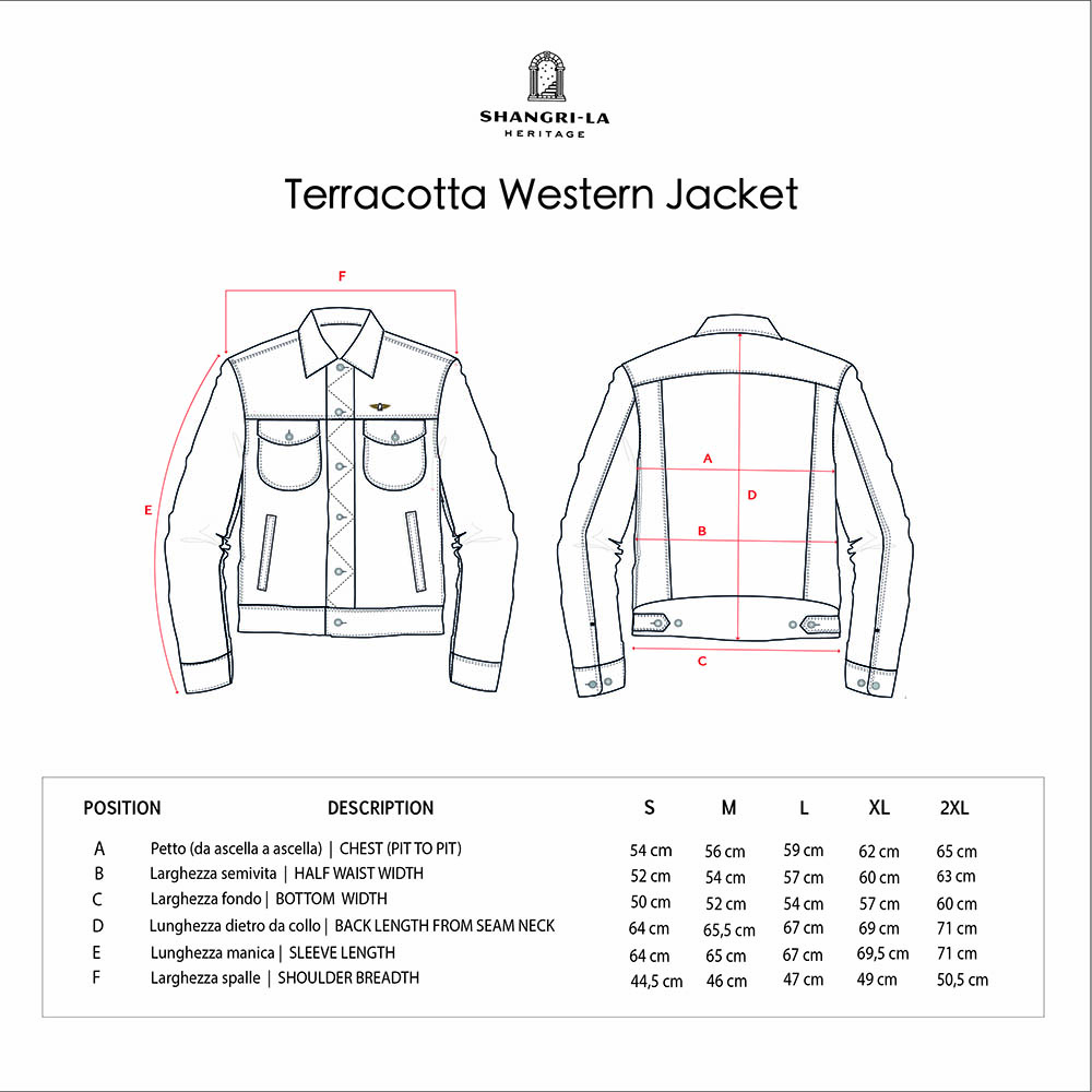 “Terracotta” Western Jacket - Shangri-la Heritage