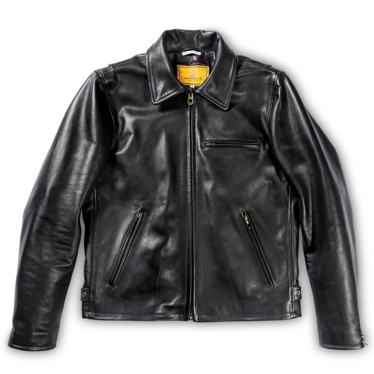 “Varenne” Black Leather Jacket - Shangri-la Heritage