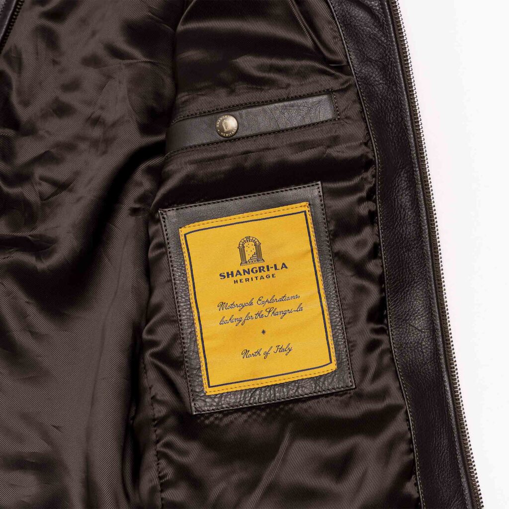 “Varenne” Fur Collar Brown Leather Jacket - Shangri-la Heritage