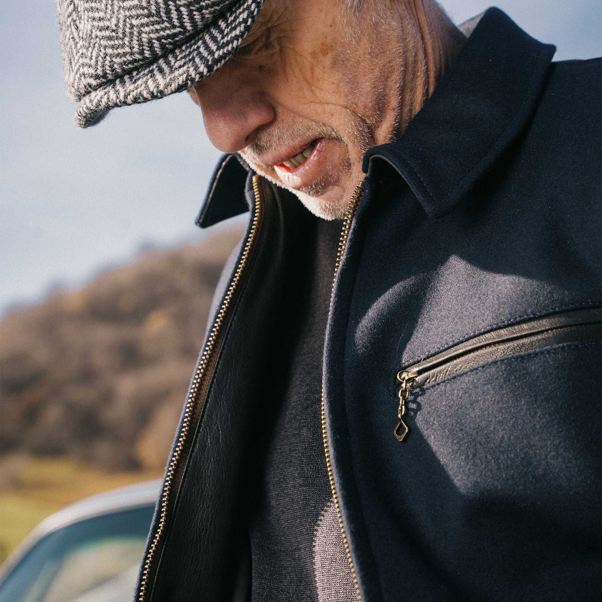 Varenne” Navy Blue Wool Jacket - Shangri-la Heritage