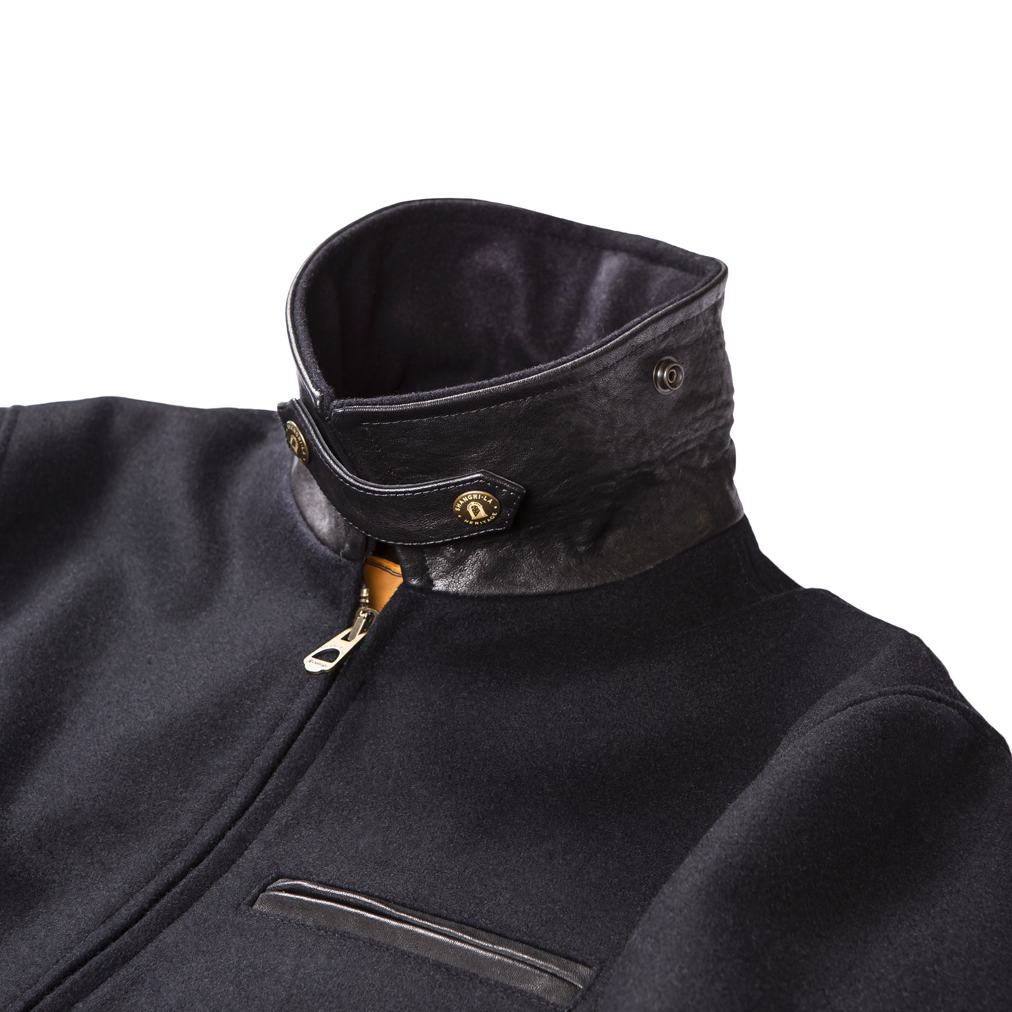 “Varenne” Navy Blue Wool Jacket