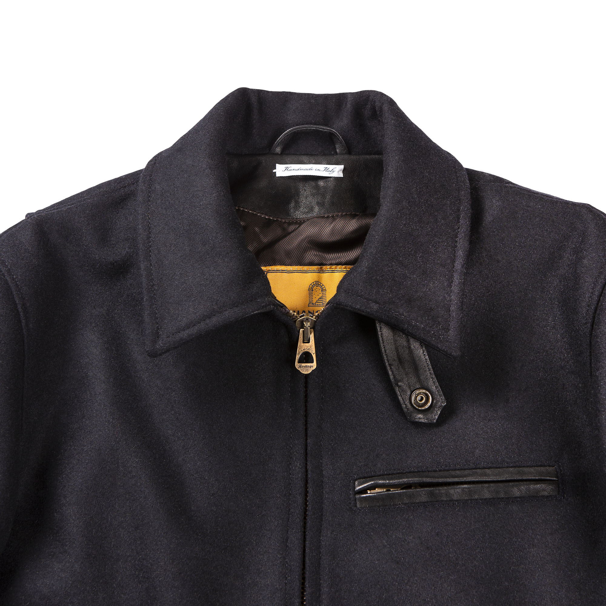 “Varenne” Navy Blue Wool Jacket