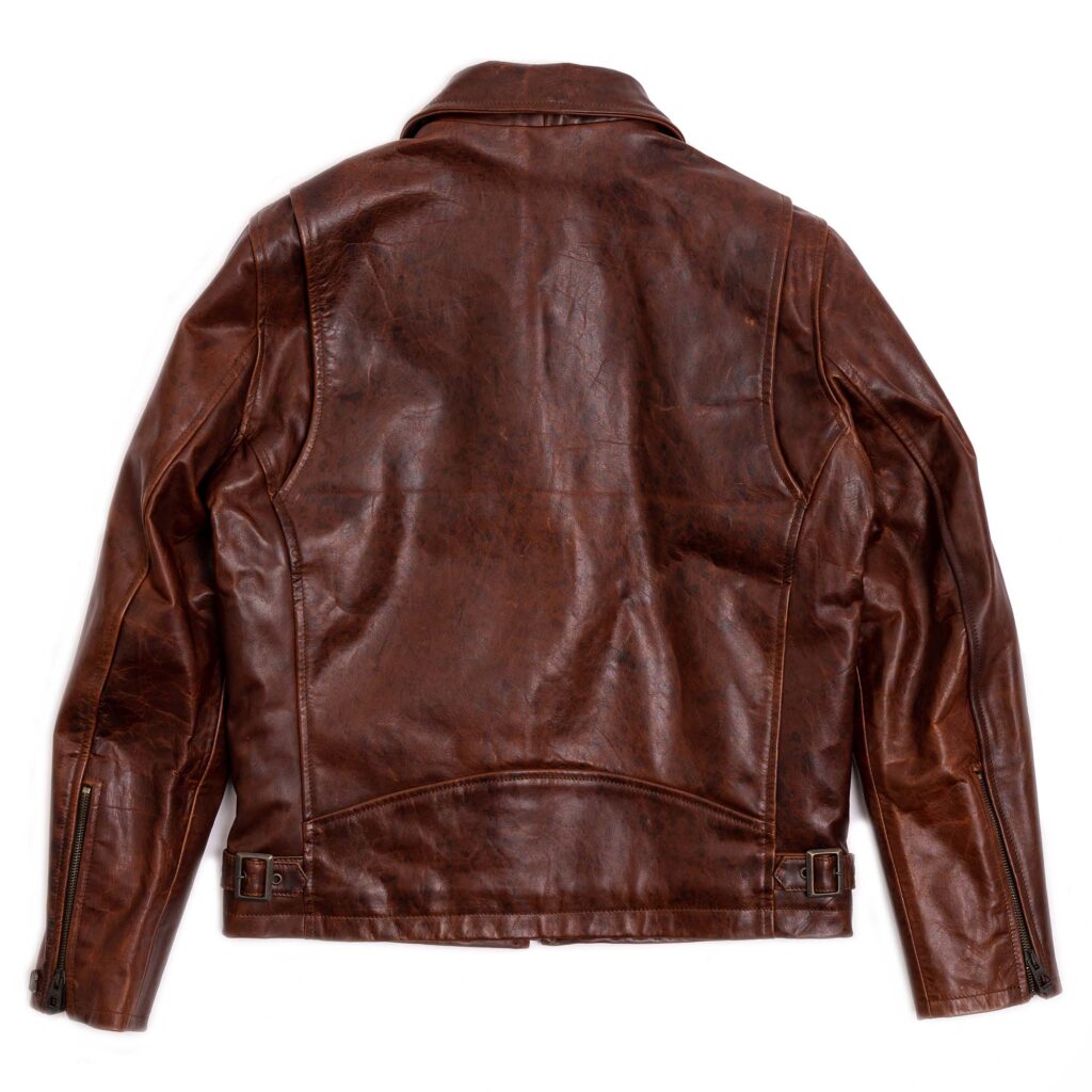 “Varenne” Whiskey Horsehide Leather Jacket - Shangri-la Heritage