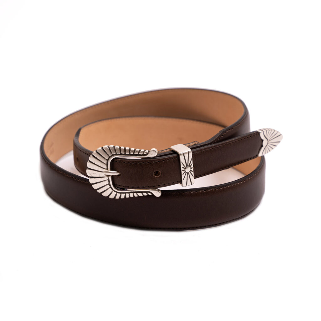 "Wild Star" Leather Western Belt