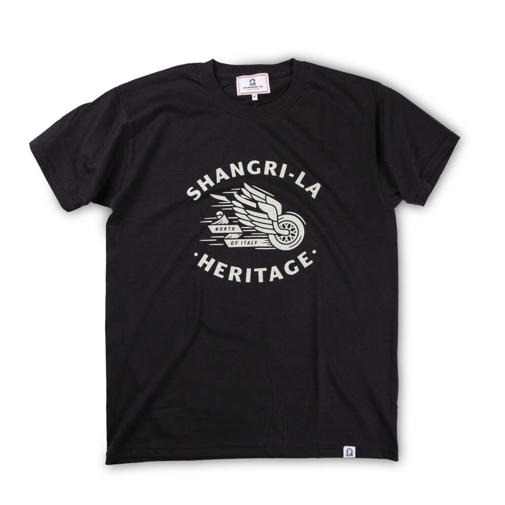 “Winged Wheel” Black Tee