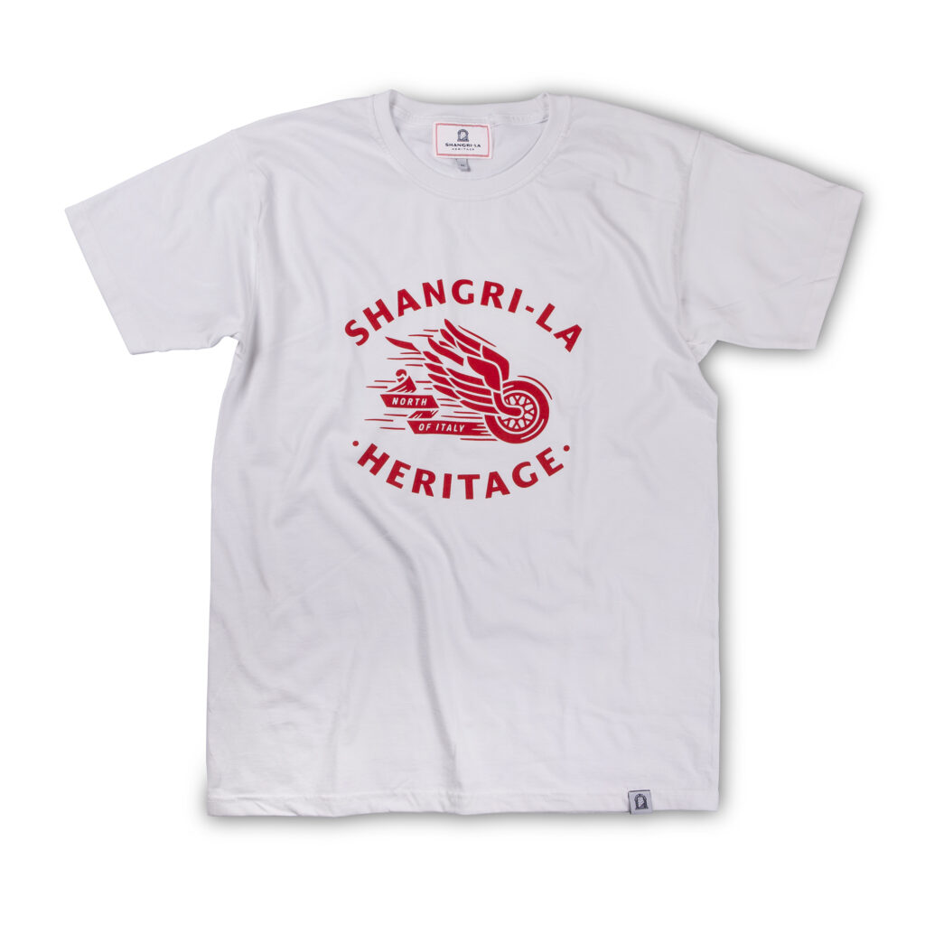 “Winged Wheel” White Tee