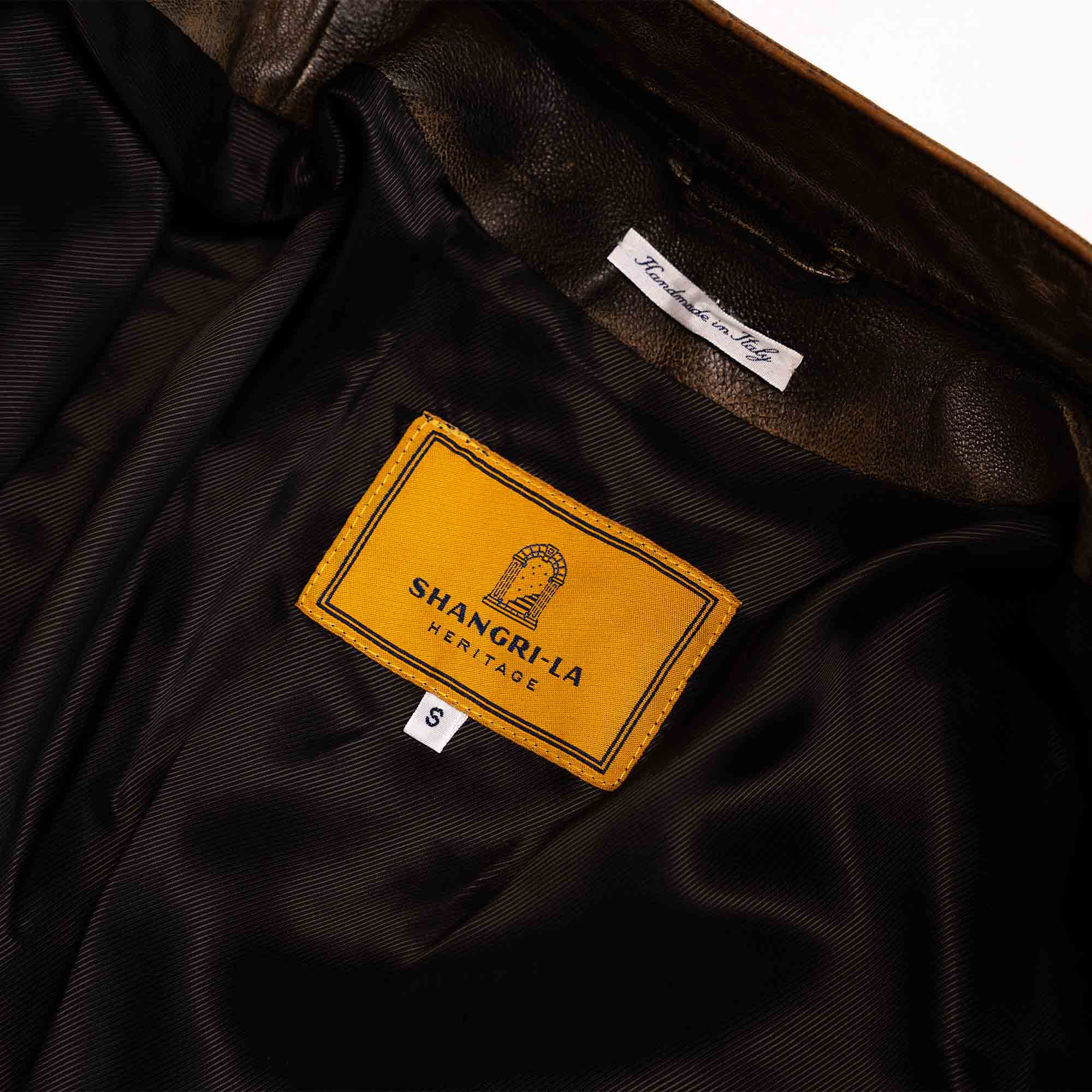 "Café Racer" Deserto Leather Jacket