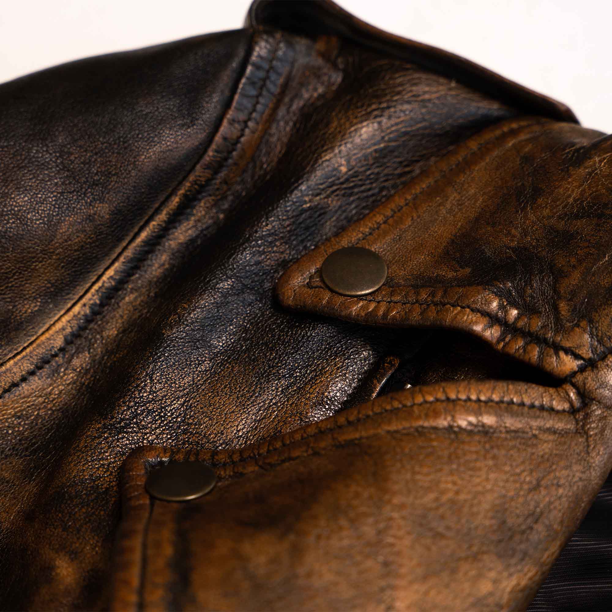 "Chiodo" Deserto Leather Jacket