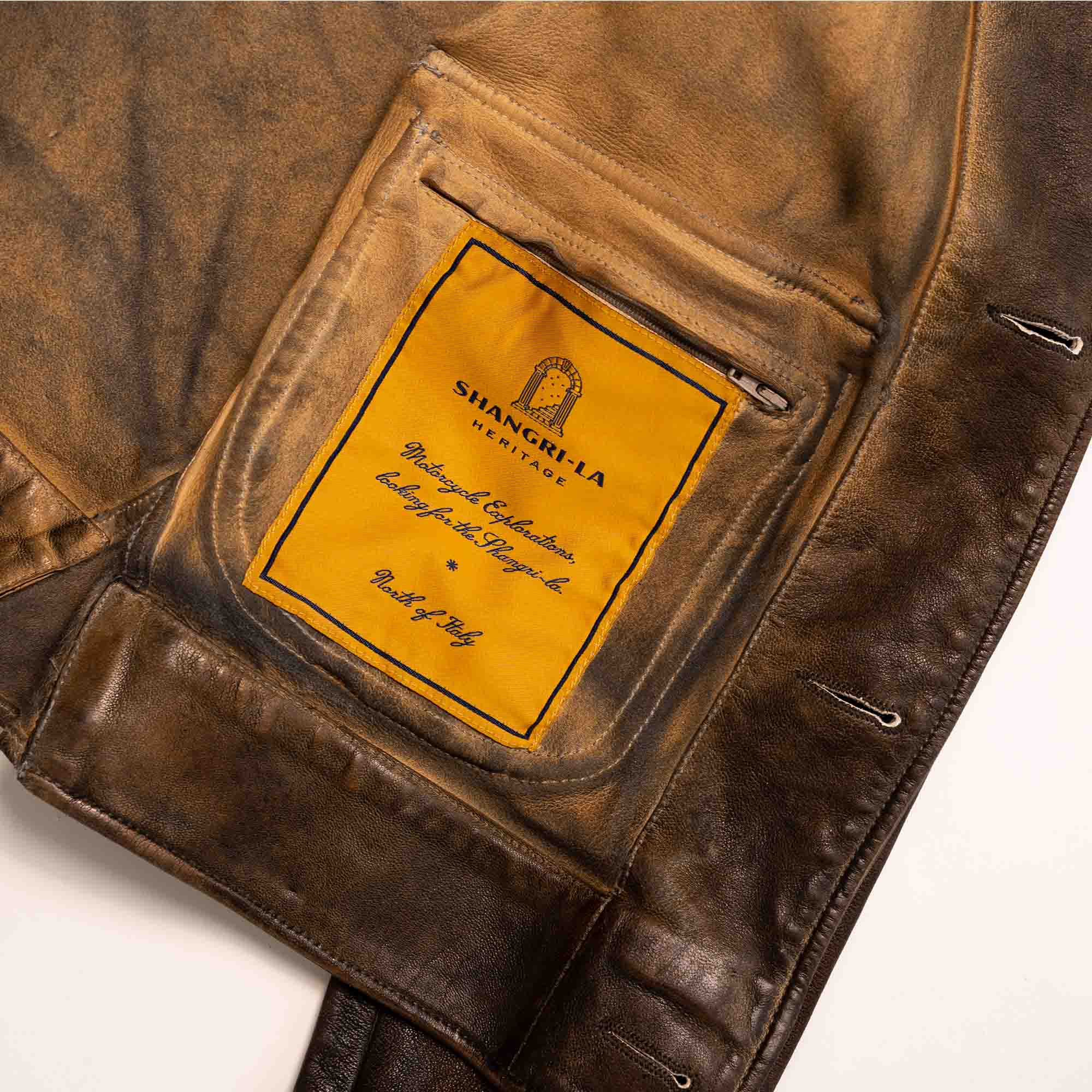 "Cossack" Deserto Leather Jacket