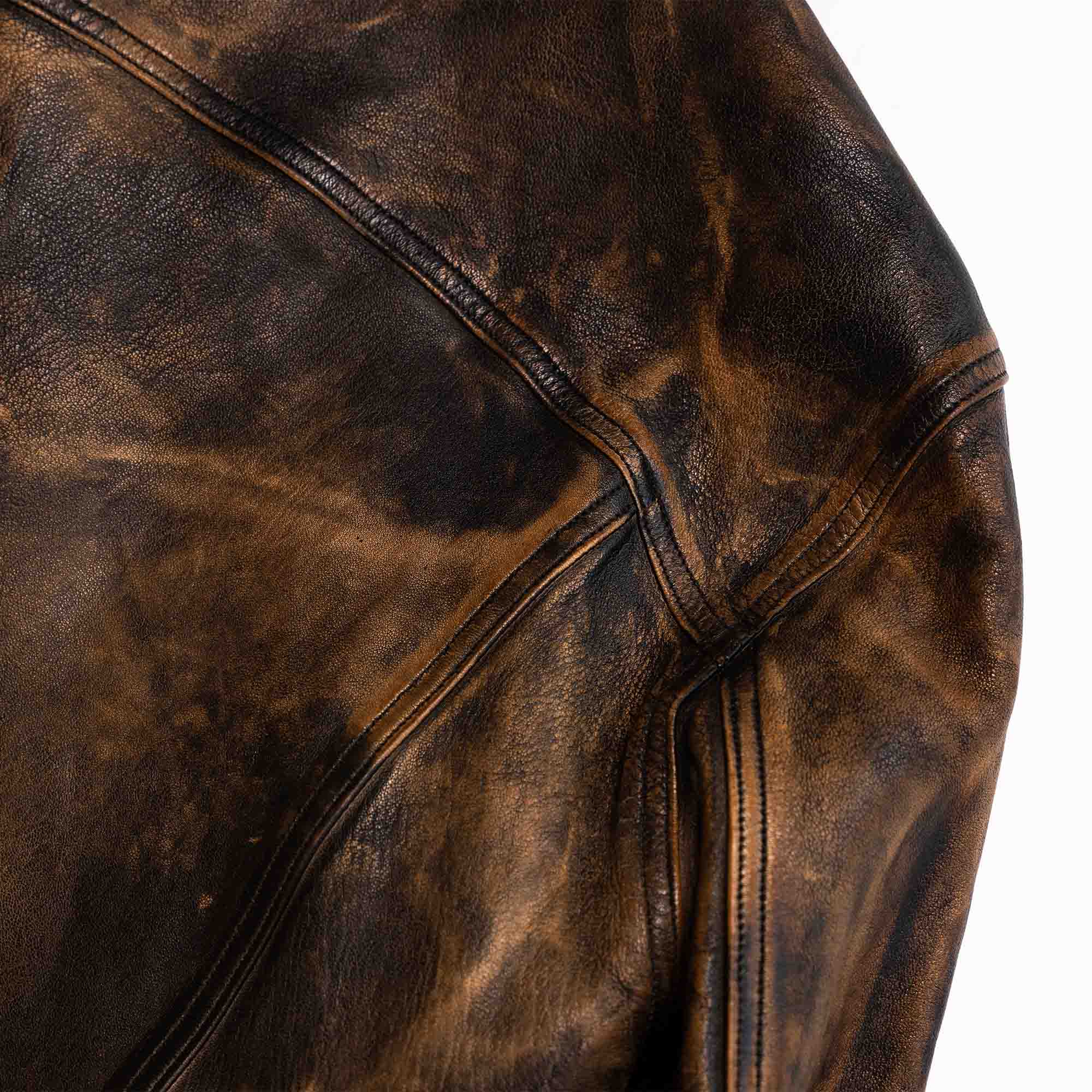 "Terracotta" Deserto Leather Jacket