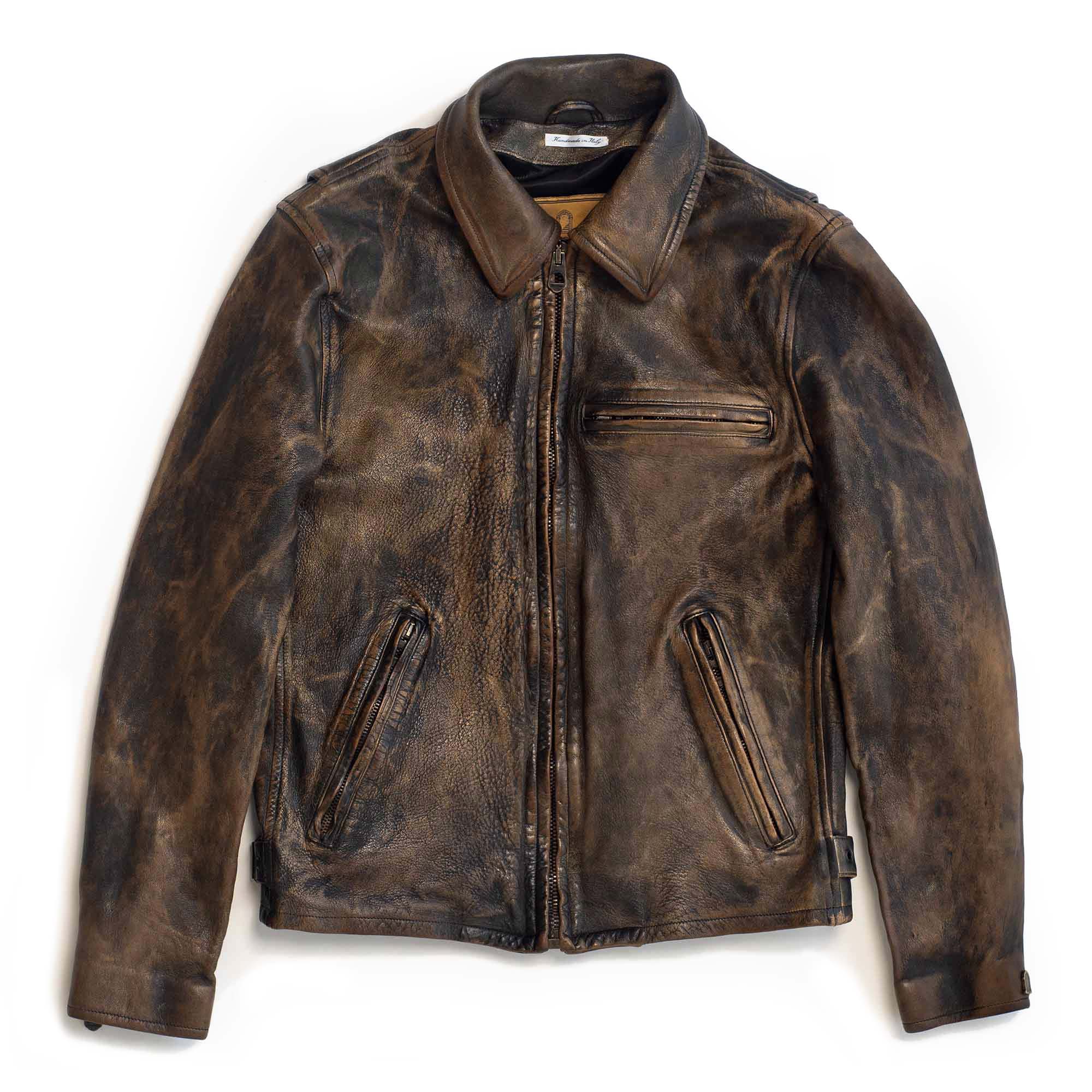"Varenne" Deserto Leather Jacket