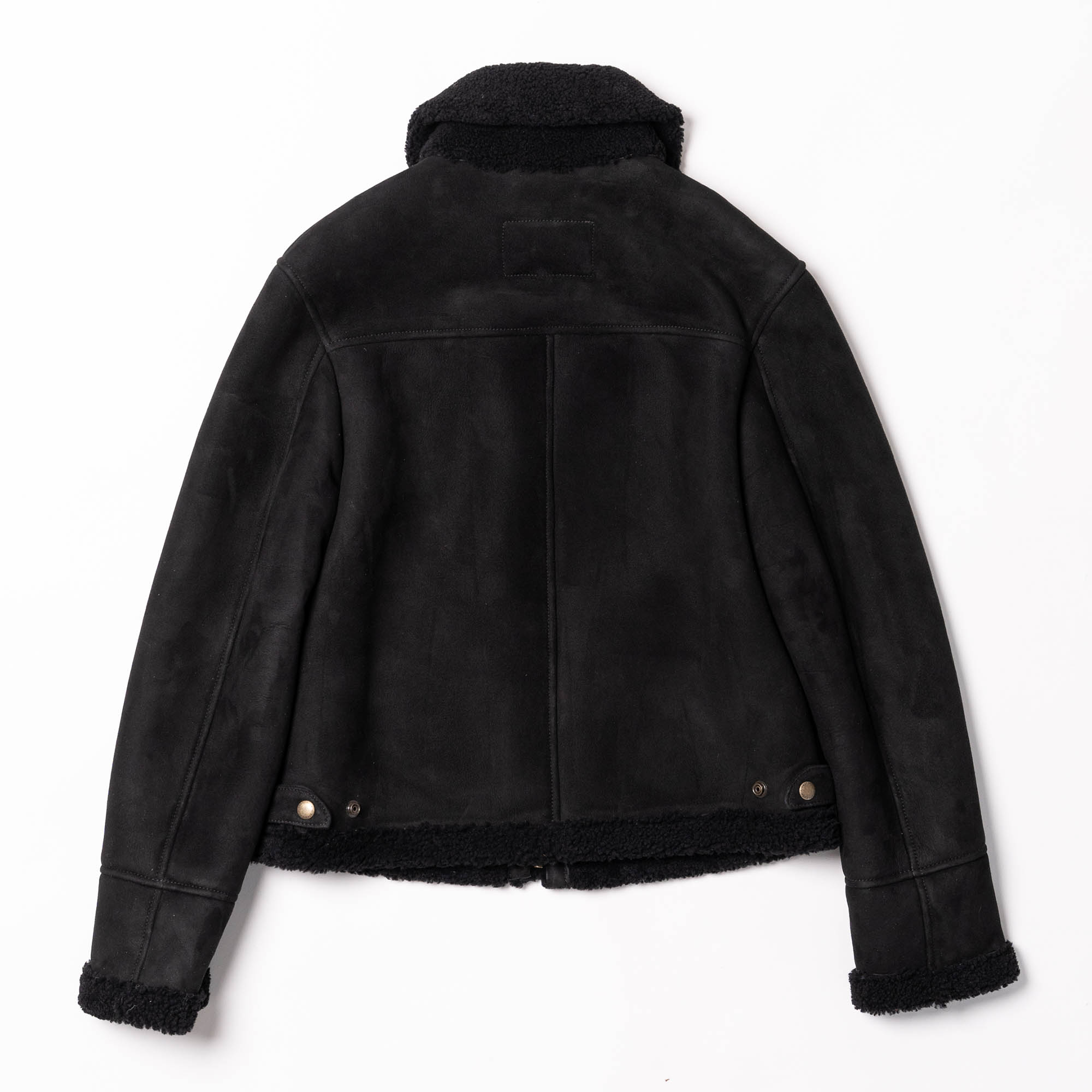 "Aviatore" Women's Black Shearling Jacket
