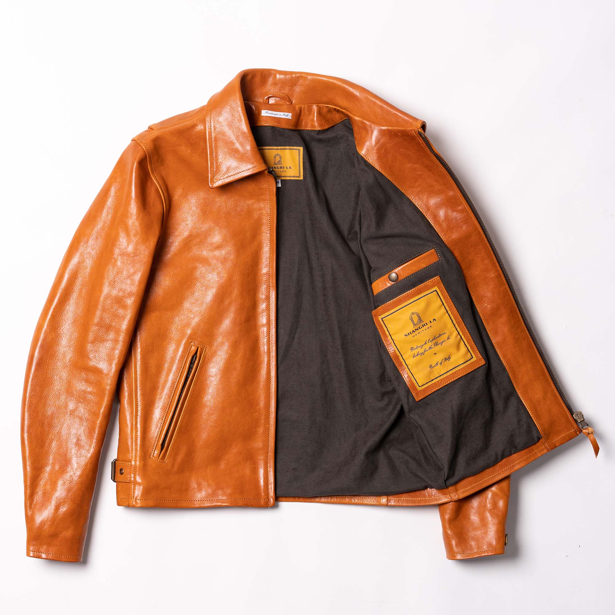 "Varenne" Olmo Badalassi® Leather Jacket