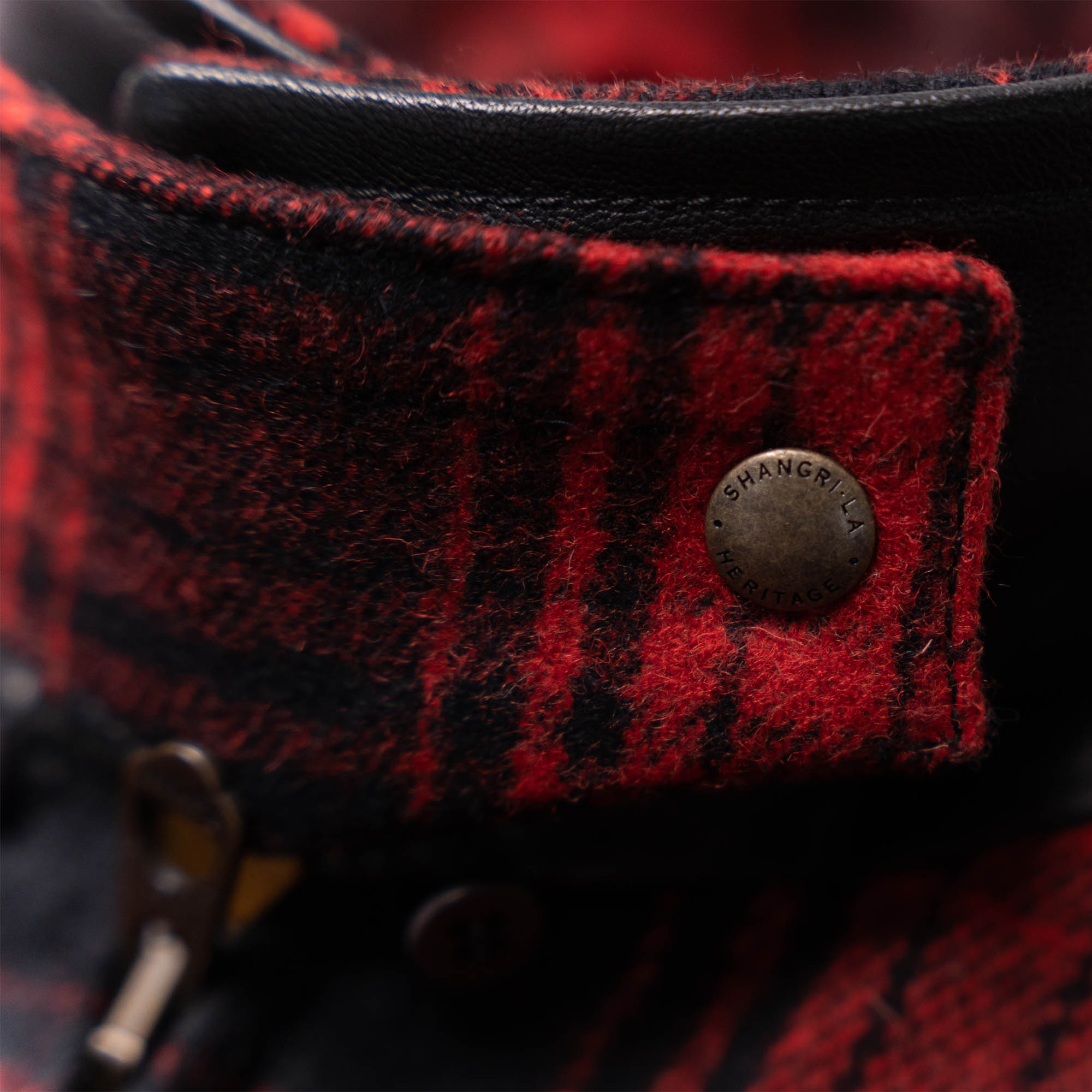 "Varenne" Red Tartan Wool Jacket