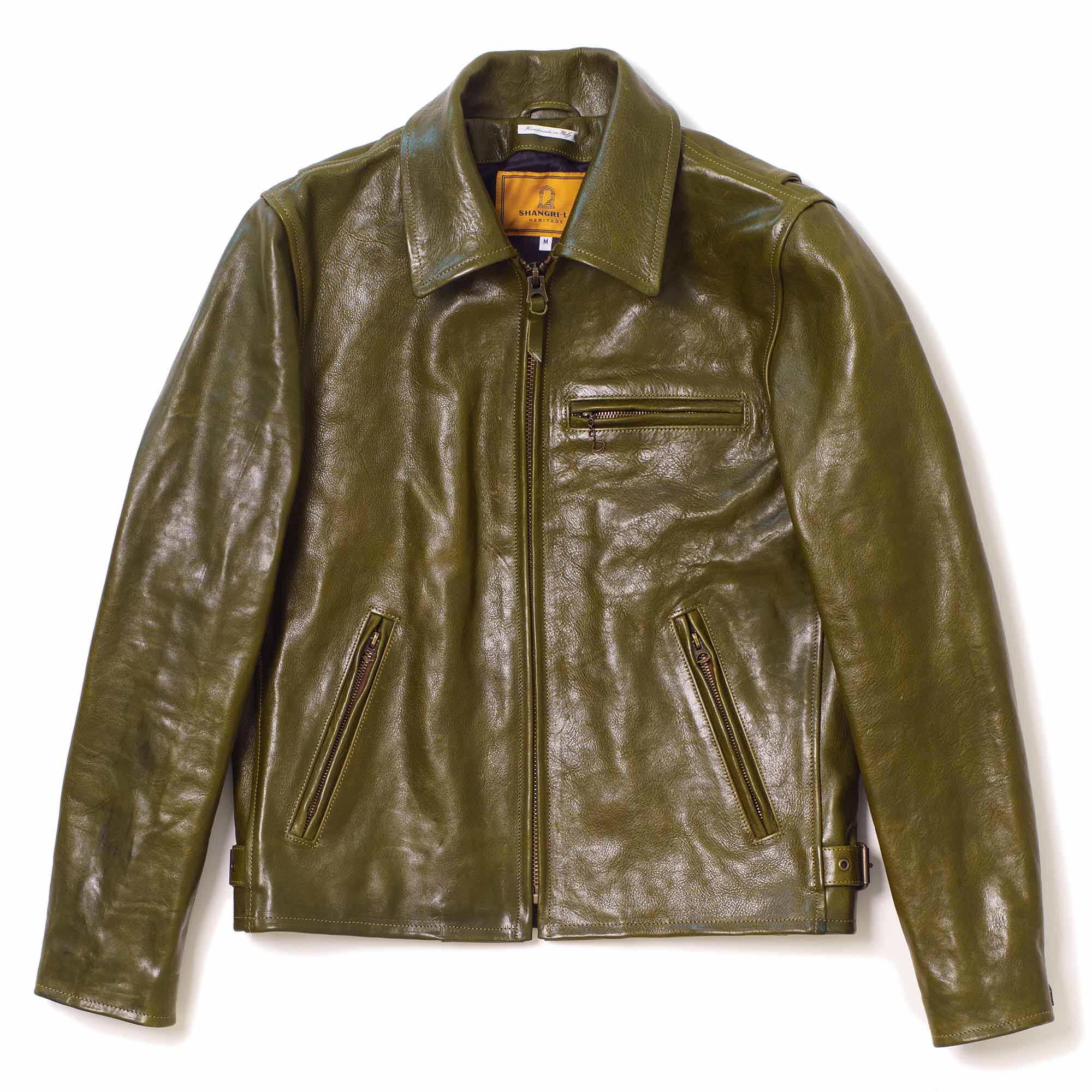 "Varenne" Oliva Badalassi® Leather Jacket