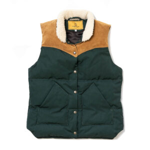 "Bivacco" Women's Forest Green Western Down Vest