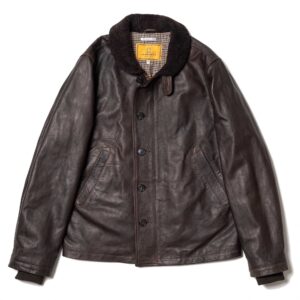 "Deck" N-1 Testa di Moro Leather Jacket