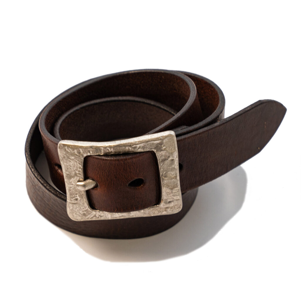 "Barnes & Moore x Shangri-La Heritage" Testa di Moro Leather Belt