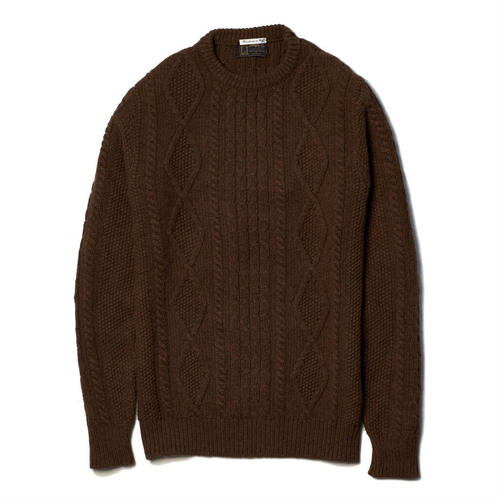 "Steve" Brown Wool Sweater