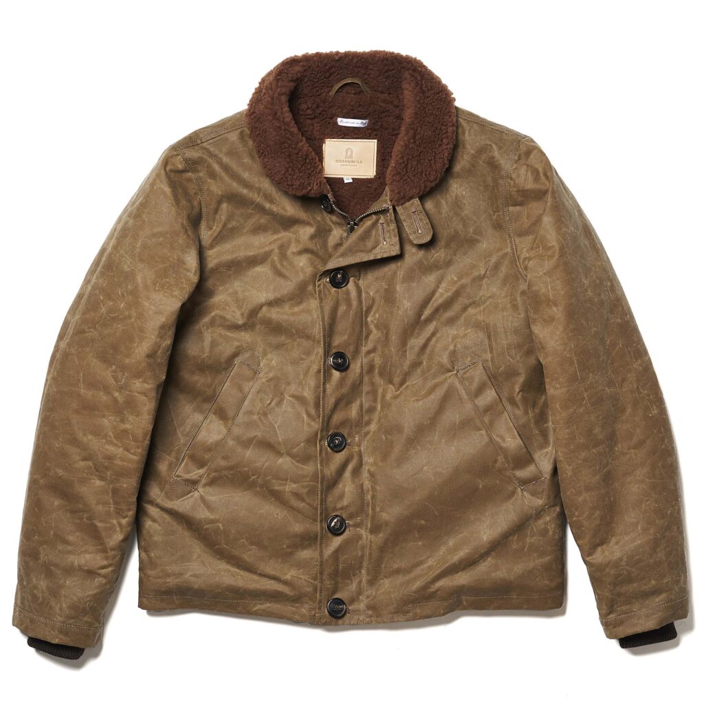 "Deck" N-1 Tan Waxed Canvas Jacket (Ltd. Ed. 100 pcs)